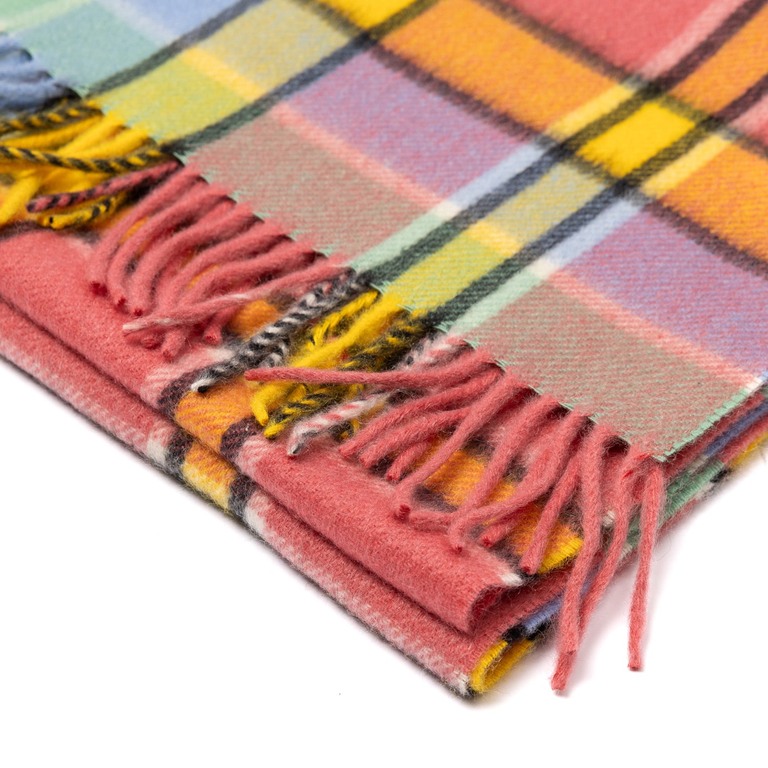 MJ Exklusiv: Karierter Schal "Yellow Tartan" aus schottischem Kaschmir